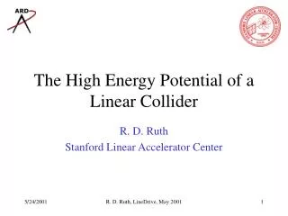 The High Energy Potential of a Linear Collider