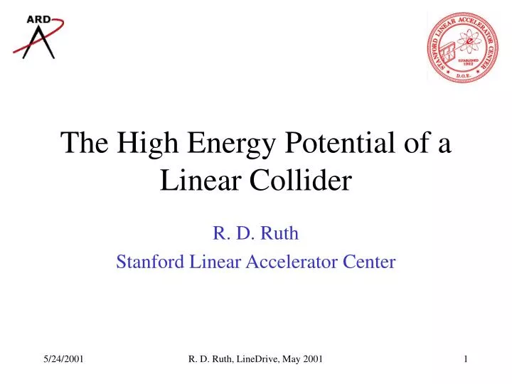 the high energy potential of a linear collider