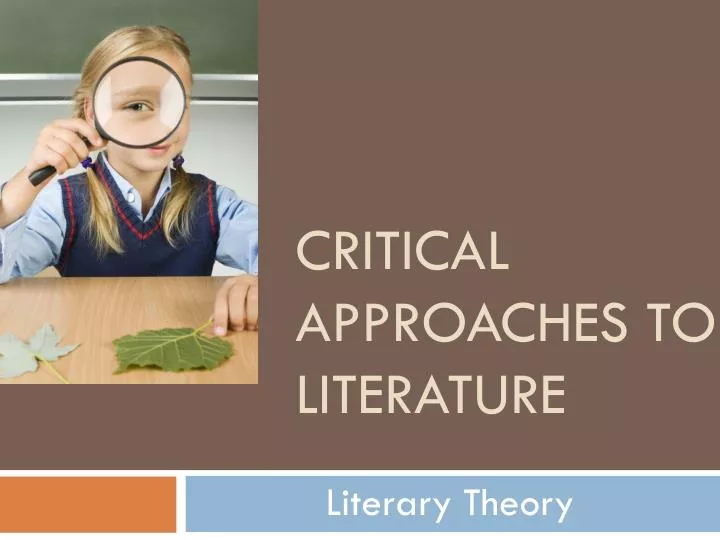 critical approaches to literature
