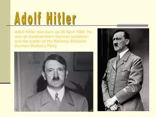 Adolf Hitler