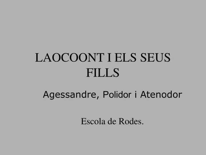 laocoont i els seus fills