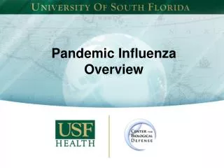 Pandemic Influenza Overview