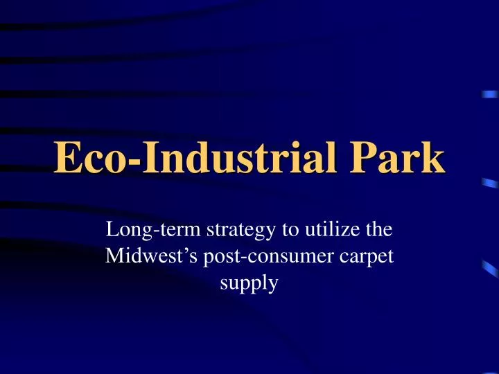 eco industrial park