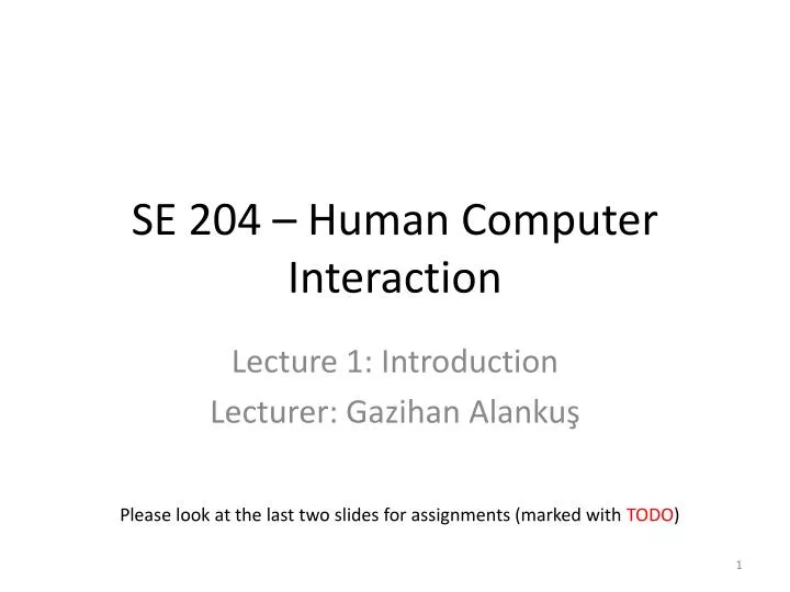 se 204 human computer interaction