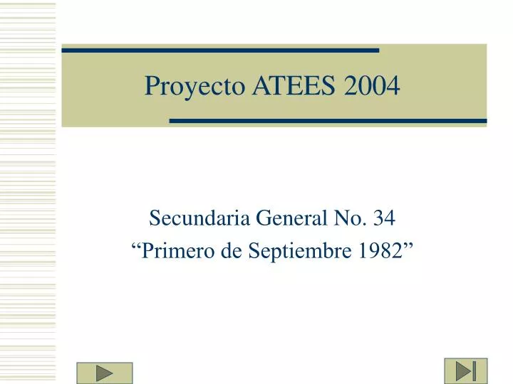 proyecto atees 2004