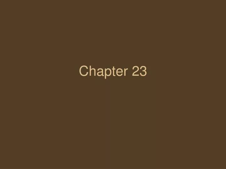 chapter 23