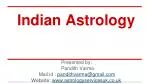 Indian Astrology - slide 1