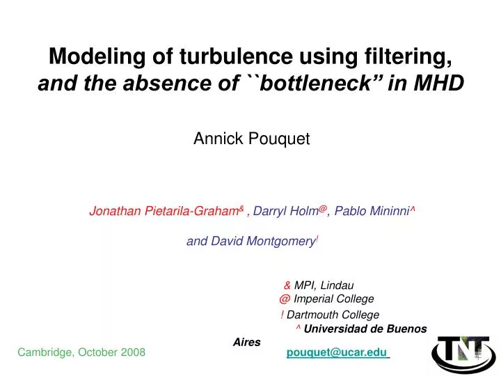 modeling of turbulence using filtering and the absence of bottleneck in mhd