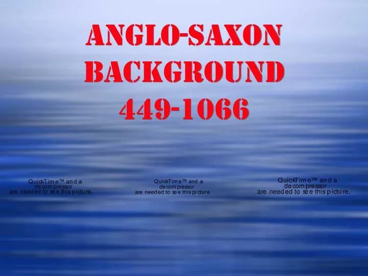anglo saxon background 449 1066