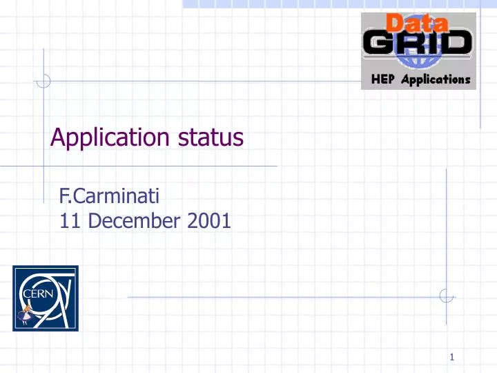 application status