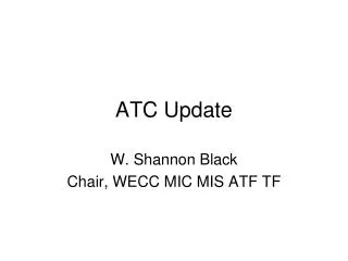 ATC Update