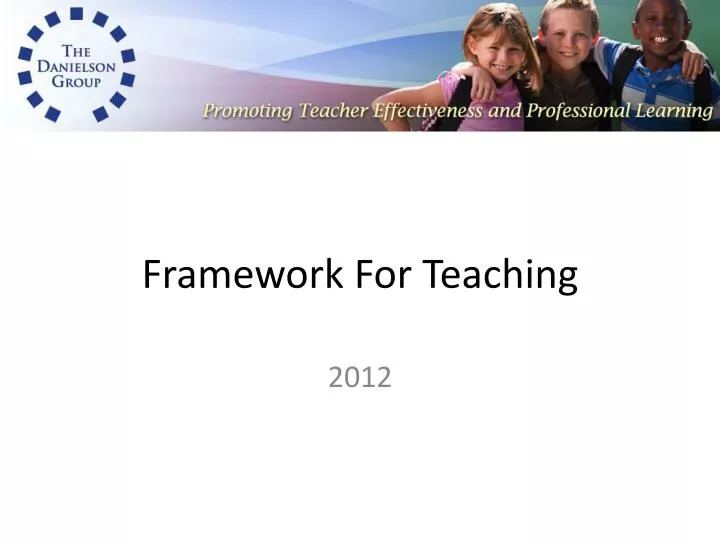 framework for teaching
