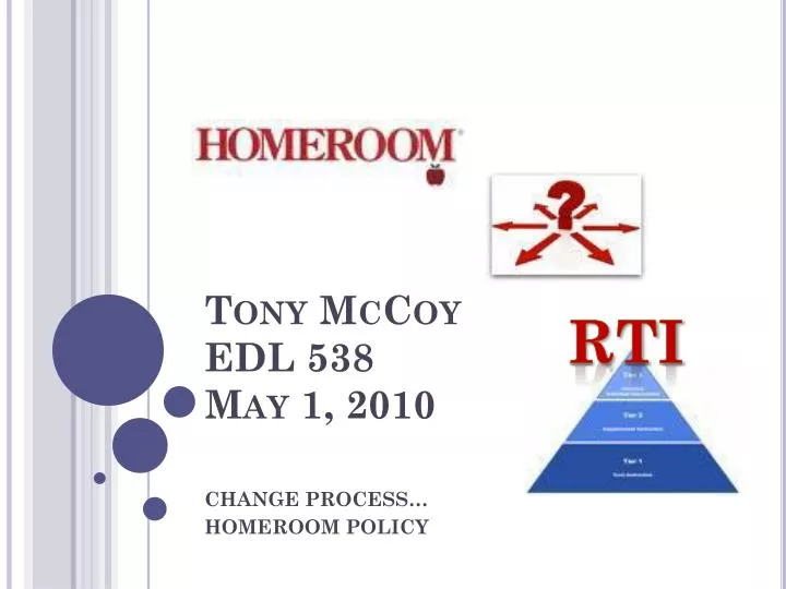 tony mccoy edl 538 may 1 2010