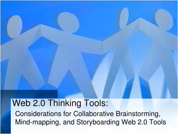 web 2 0 thinking tools