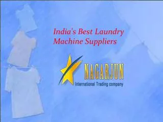 India's best laundry machine supplier