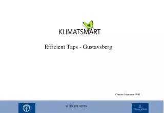 Efficient Taps - Gustavsberg