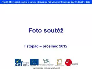 projekt zdravotnick studijn programy v inovaci na fzs univerzity pardubice cz 1 07 2 2 00 15 0357