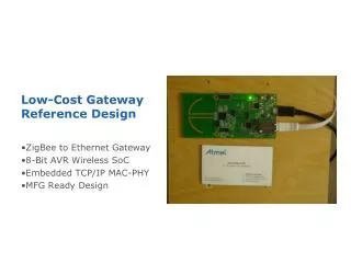 Low-Cost Gateway Reference Design
