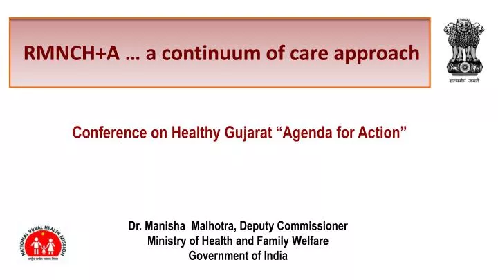 rmnch a a continuum of care approach