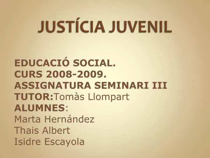 just cia juvenil