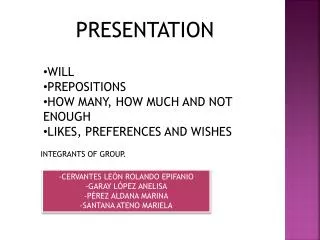 PRESENTATION