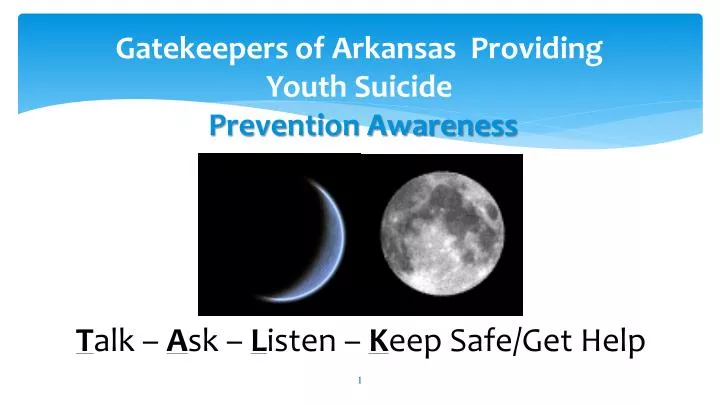 gatekeepers of arkansas providing youth suicide prevention awareness