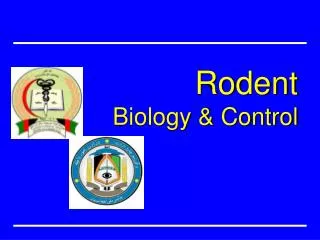 Rodent Biology &amp; Control