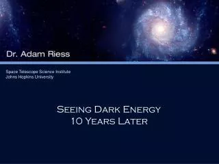 Seeing Dark Energy 10 Years Later