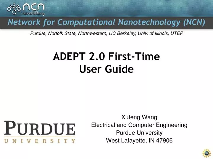 adept 2 0 first time user guide