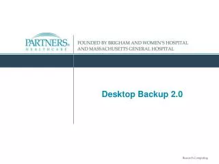 Desktop Backup 2.0