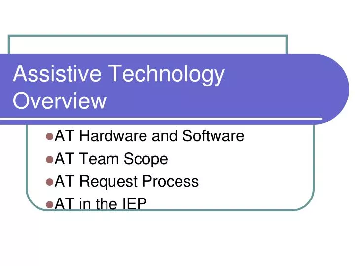 assistive technology overview
