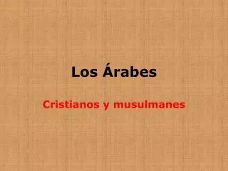 los rabes