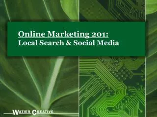 Online Marketing 201: Local Search &amp; Social Media
