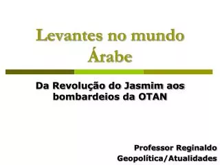 levantes no mundo rabe
