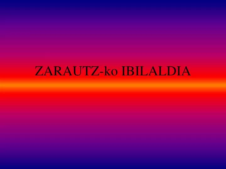 zarautz ko ibilaldia