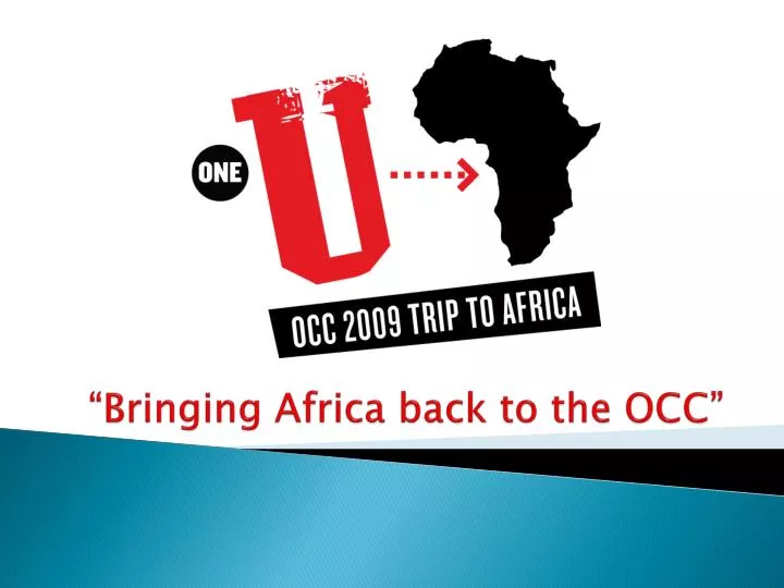 bringing africa back to the occ