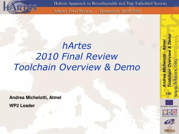 hartes 2010 final review toolchain overview demo