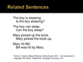 Related Sentences