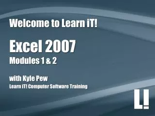 Welcome to Learn iT !