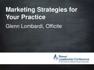 Marketing Strategies for Your Practice