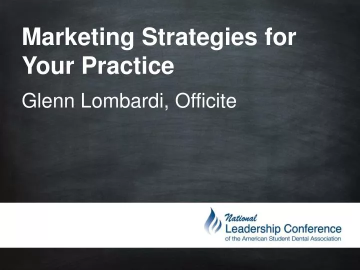 marketing strategies for your practice
