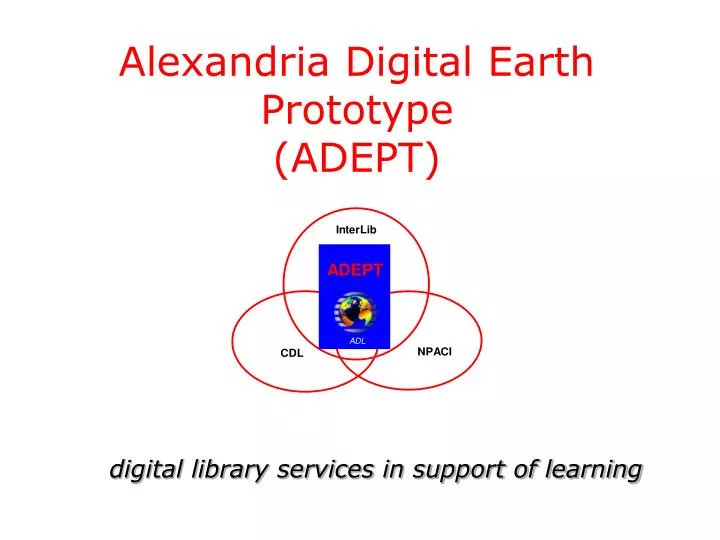 alexandria digital earth prototype adept