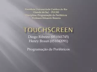 touchscreen