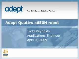 Adept Quattro s650H robot