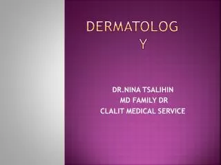 dermatology