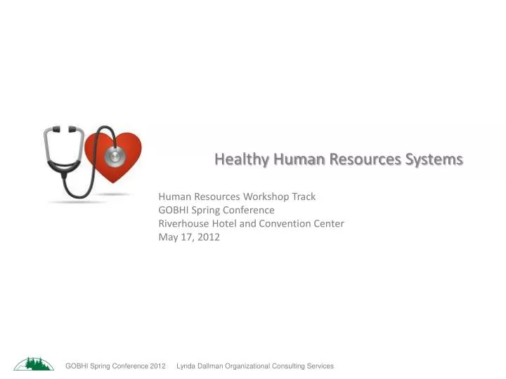 healthy human resources systems