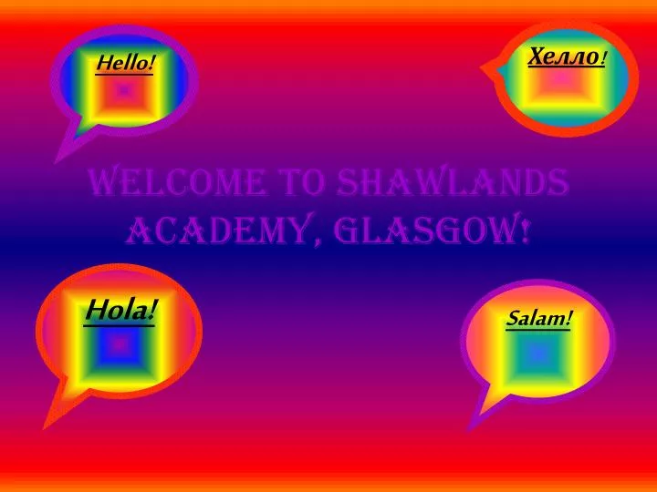 welcome to shawlands academy glasgow