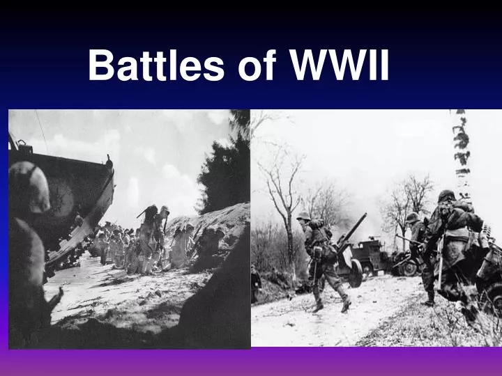 battles of wwii