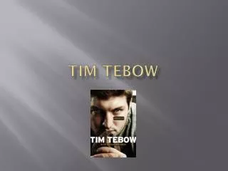 Tim tebow