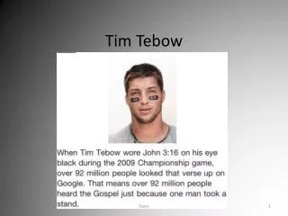 Tim Tebow